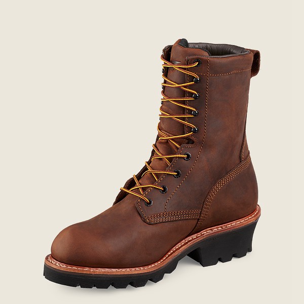 Safety Støvler Herre - Red Wing Loggermax - 9-Inch Insulated Waterproof Toe - Brune - VNJBYZ-758